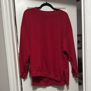 American Eagle Outfitters begging Fit- Medium Bold Red Sweatshirt